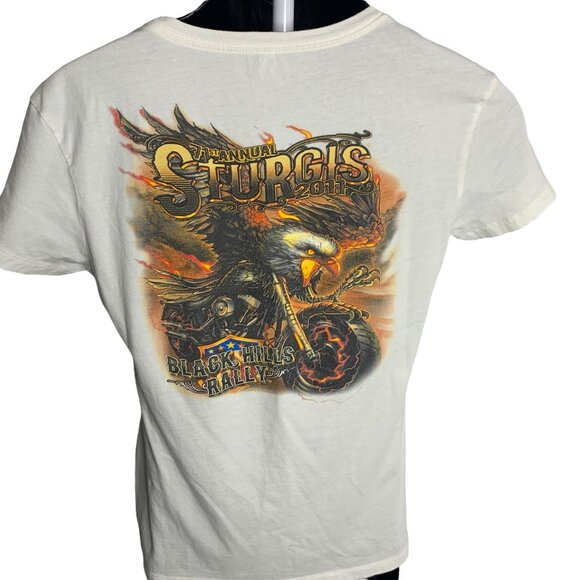 Vintage Womens 2010 71st Annual Sturgis Black Hills Rally Shirt Sz 2XL - Picture 3 of 4
